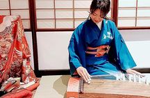 Tea Ceremony with Japanese Harp Performance in Kyoto