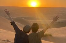 Wadi Bani Khalid and Wahiba Sands Desert with Sunset Watching
