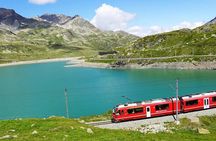 Scenic Alps Adventure: Bernina Train & St. Moritz Tour from Milan