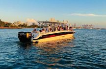 Cartagena Bay tour with open bar included.
