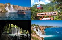 Antalya City Tour : OLYMPOS CABLE CAR, WATERFALLS & BOAT TRIP