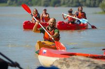 Canoe trip from Hainburg to Bratislava