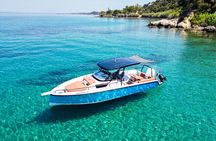 All inclusive VIP Zakynthos Boat Tour to Shipwreck & Blue Caves 