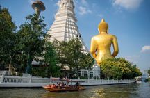 2 Hours Bangkok Canals, Wat Paknam, Wat Arun Temple 