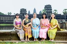 Khmer Traditional Custom Dressing Tour at Angkor Wat