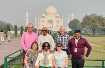 Agra: Taj Mahal Express visits with english speaking guide