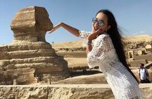 Giza pyramids & sphinx and Egyptian museum All inclusive 