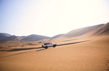 Skiing on sand and off road in Lima (National Park Lomas de Ancón)