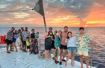 Negril Sunset Catamaran Cruise with Snorkeling and Rick's Cafe