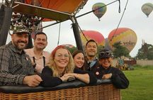 Balloon flight Teotihuacan, Breakfast in a cave Pick up in CDMX