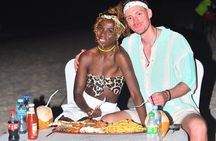 Private Dinner on Sandbank in Zanzibar