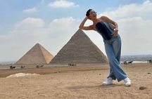The Giza Pyramids, the Great Sphinx, and Local Lunch.