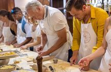 Florence: Flambé Cheese Wheel Truffle Pasta Class & Tiramisù