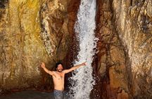 Hot springs in the Andes mountains