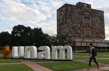 Xochimilco, Casa Frida Kahlo (panoramic) Coyoacan and UNAM