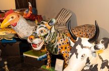 Fantasy Coffin, Paintings, Art sculptures artefacts Private Tour 