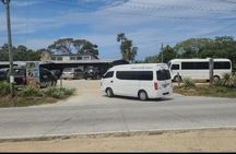Roatan Private 12 setter Bus with Driver for the day