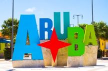  Half-Day Aruba Sightseeing Tour & Beach in an Air-condition Bus