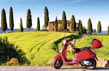 Florence Vespa Tour with Michelangelo Square View 