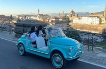 Discover Florence on e-cabriot fiat 500 