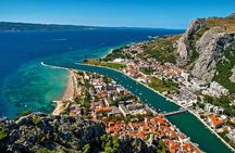 From Split Omis Day Tour with Boat Cruise and Swimming 
