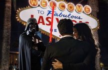 Movie Themed Wedding or Vow Renewal at Las Vegas Sign