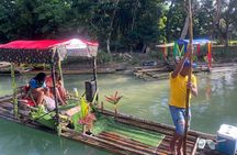 Dunn River Falls and Bamboo River Rafting in Ocho Rios Jamaica.
