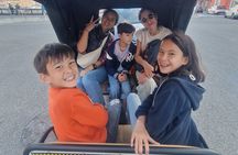Nice tour by electric bike taxi for 4 people