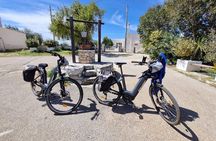 E-bike tour Martina Franca e Locorotondo and visit a dairy