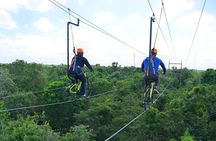 Sky Trail: Sky Bike, Tarzania, Bungee Swing & Zip Line with lunch