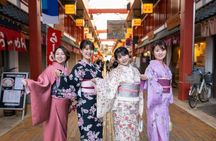 Asakusa Kimono &Tea Ceremony Private Cultural Tour by Local Guide