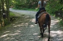 Horseback riding in the Tuscan hills