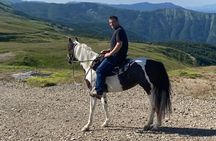 Horseback riding in the Tuscan hills
