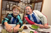 Yokohama: Manga Art & Cooking Experience in a Tatami Room