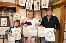 Yokohama: Manga Art & Cooking Experience in a Tatami Room