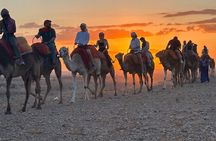 Luxury Familial Camp: Agafay Desert, Quad, Camel, & Dinner Show