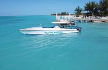 Private 40-Foot Adventure to Rose Island: Snorkel, Swim and Sip