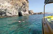 Private Speedboat 3hrs around Comino Crystal & Blue Lagoon Caves