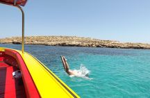 Private Speedboat 3hrs around Comino Crystal & Blue Lagoon Caves