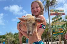 Private 40-Foot Adventure to Rose Island: Snorkel, Swim and Sip