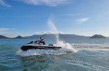 Jetskiing on Patong Bay