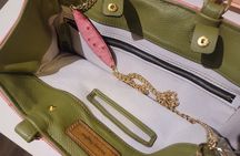 Leather Handbag Sip and Stitch Class