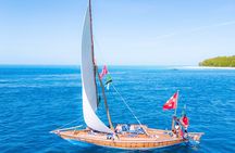 Full-day Dhow Sailing trip to Mnemba sandbank with snorkeling
