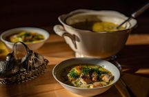 Ice Fishing in a small group with snowshoeing and salmon soup