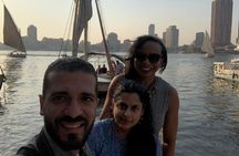 Private Traditional Felucca boat Ride on the Nile River in Cairo