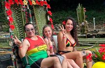 Customized Happy Hour Bamboo Rafting+Limestone Massage + Shopping