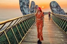 Ba Na Hills Sunset Tour with Golden Bridge & Night Dragon Bridge