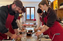 Cooking class with wine tasting at a Farmhouse