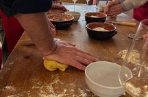 Cooking class with wine tasting at a Farmhouse