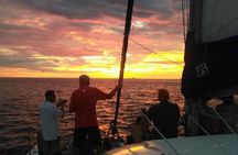 Costa Rica Catamaran Private Sunset Tour with Drinks